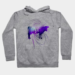 Muon Cow Magnetic Field Physics Design Hoodie